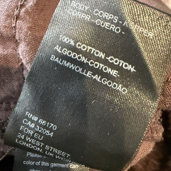 BDG Urban Outfitters High and Wide Corduroy Pants Brown Womens Size 24 Cotton - Picture 12 of 12